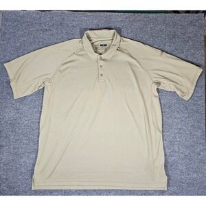 5.11 Tactical Mens Performance Polo Shirt Tan Khaki 3XL Tall w/ Sleeve Pockets